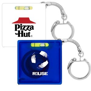 K-158 Tape Measure w/ Level Key Chain